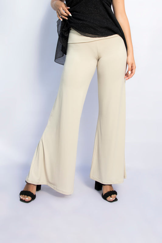 Creamy White Palazzo Trousers