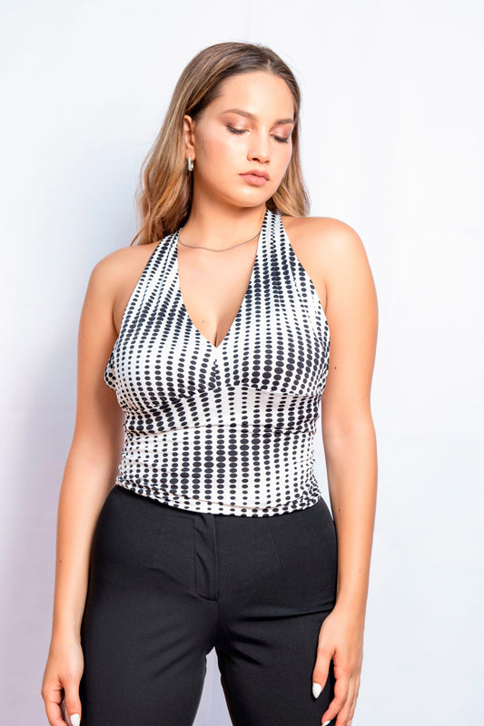 Top with open back